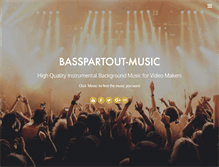 Tablet Screenshot of basspartout.com